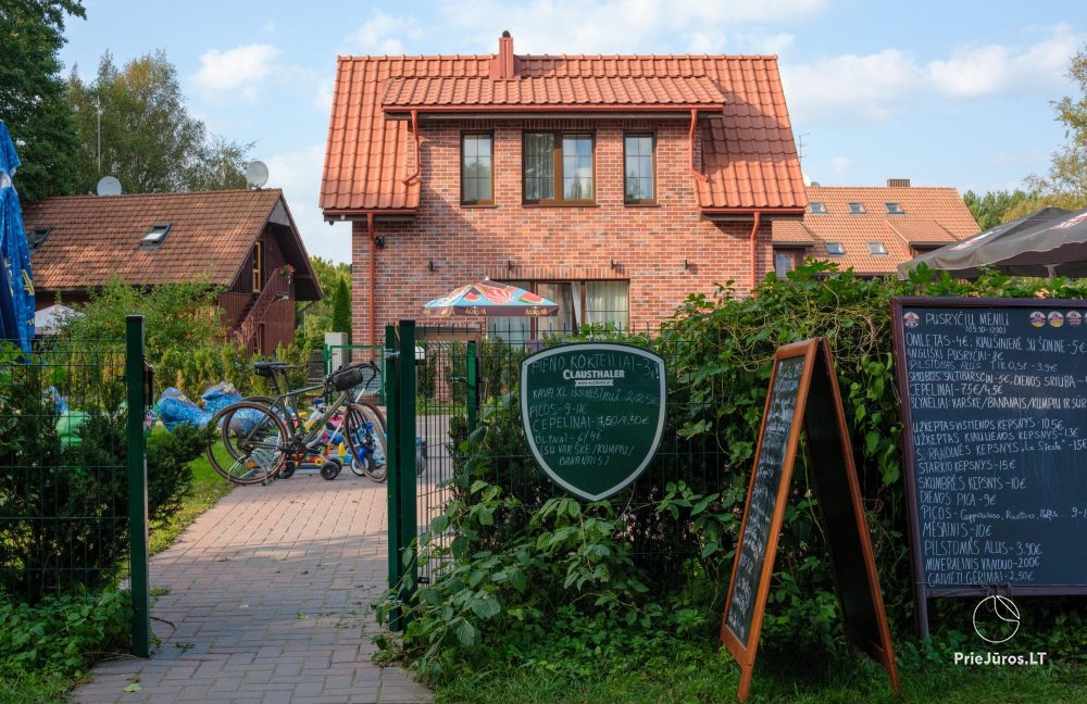 Familien-Restobar „La Siesta“ in Karklė, 69 m vom Meer entfernt!