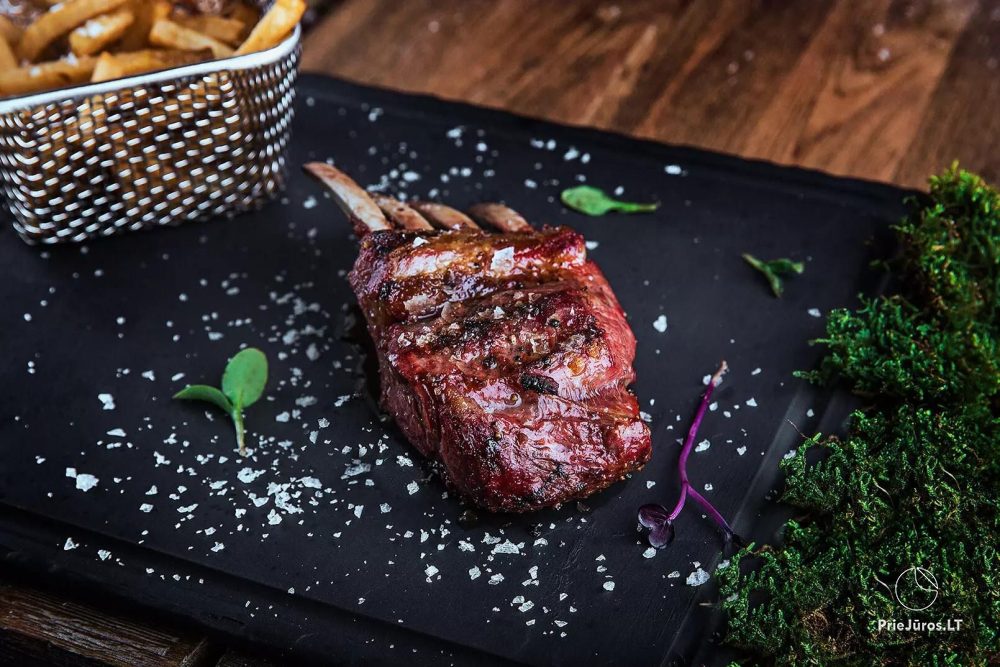 Restaurant in Nida „MEAT SteakHouse“, im Hotel „Jelita“