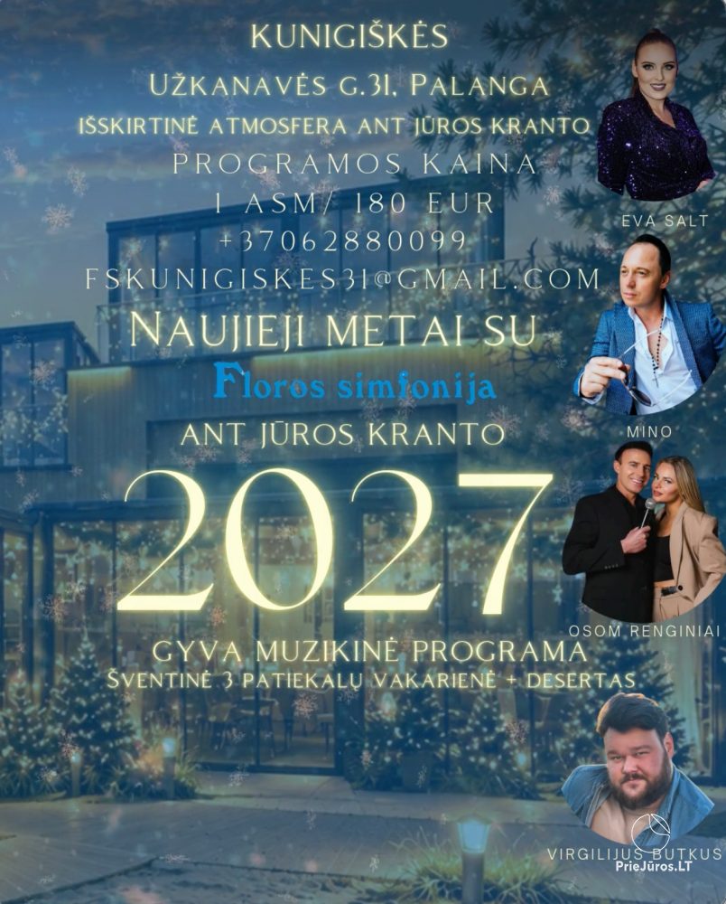 Floros Simfonija Kunigiškės - Restaurant am Meer
