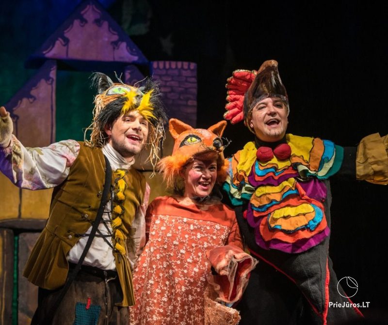 Kindertheaterstück „Gaidelis ir Katinėlis“