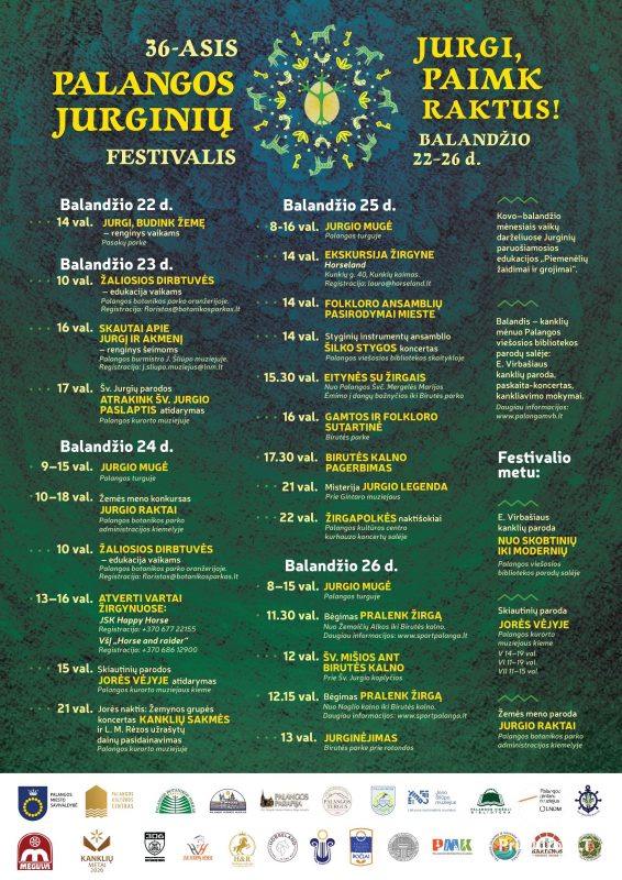Palanga Jurginės Festival 'Jurgi, nimm die Schlüssel!' 2026