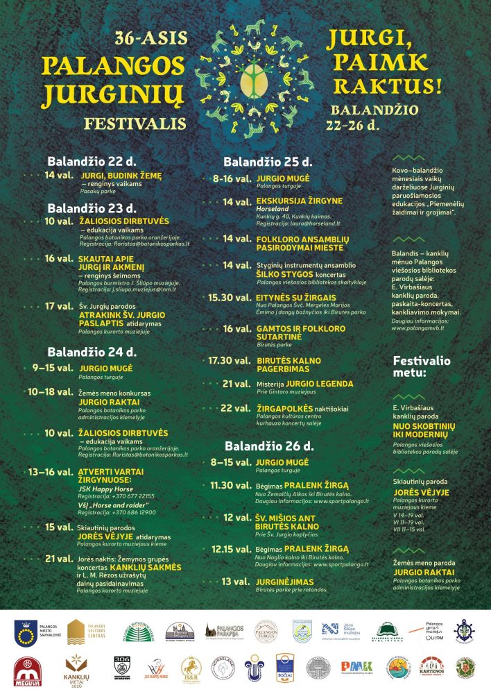 Palanga Jurginės Festival 'Jurgi, nimm die Schlüssel!' 2026 - 1