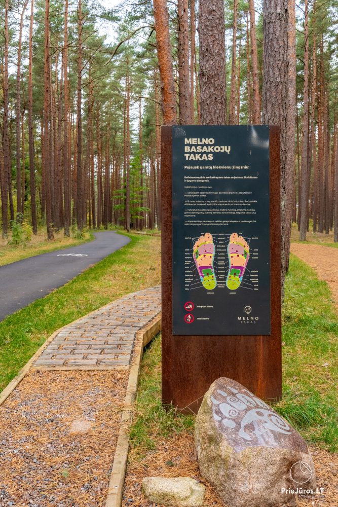 Lern- und Erkundungspfad „Melno takas“ in Palanga