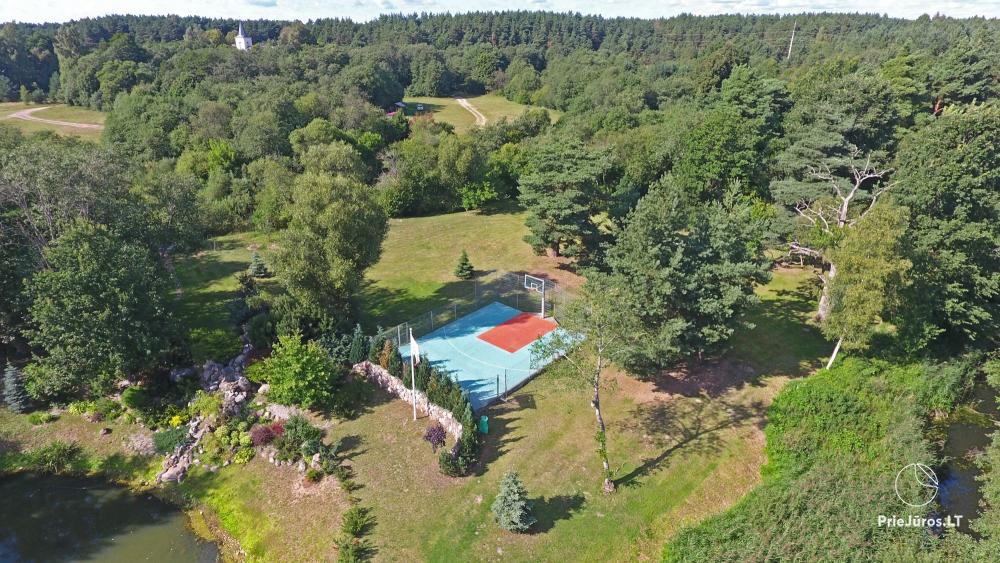 Discgolf in Sventoji (Palanga) – Gehöft „Akmeninė sala“