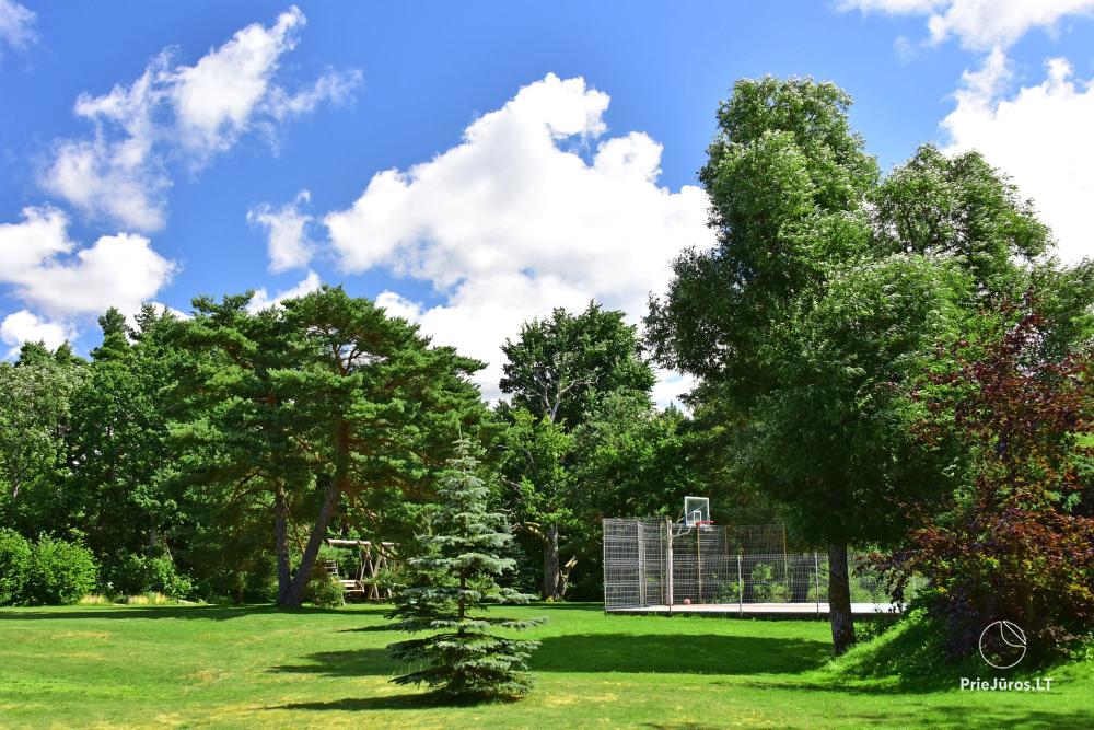 Discgolf in Sventoji (Palanga) – Gehöft „Akmeninė sala“