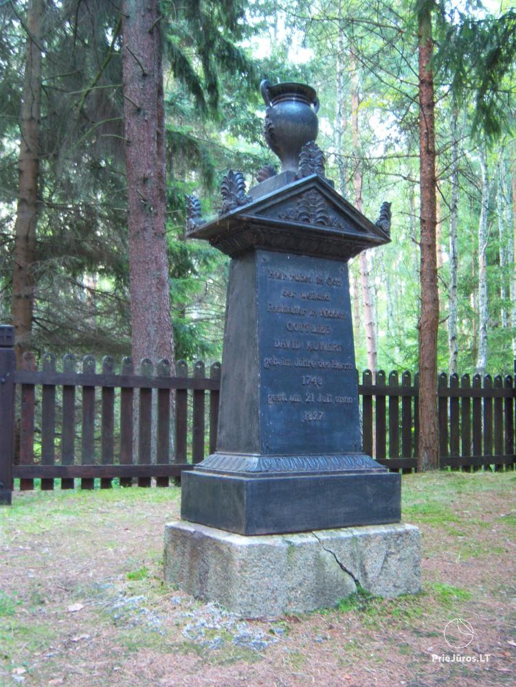 Denkmal für Gottlieb David Kuvert in Nida, Kurische Nehrung - 1