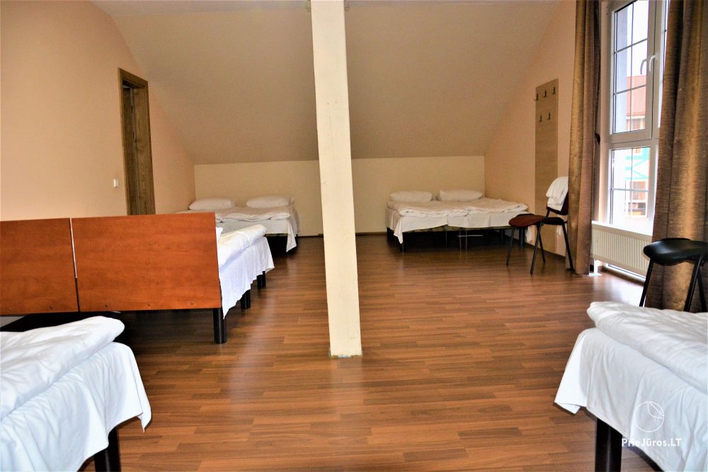 Badehaus mit Halle, geheiztes Schwimmbad und Zimmern im Landhaus in Klaipeda Region "Zupe"