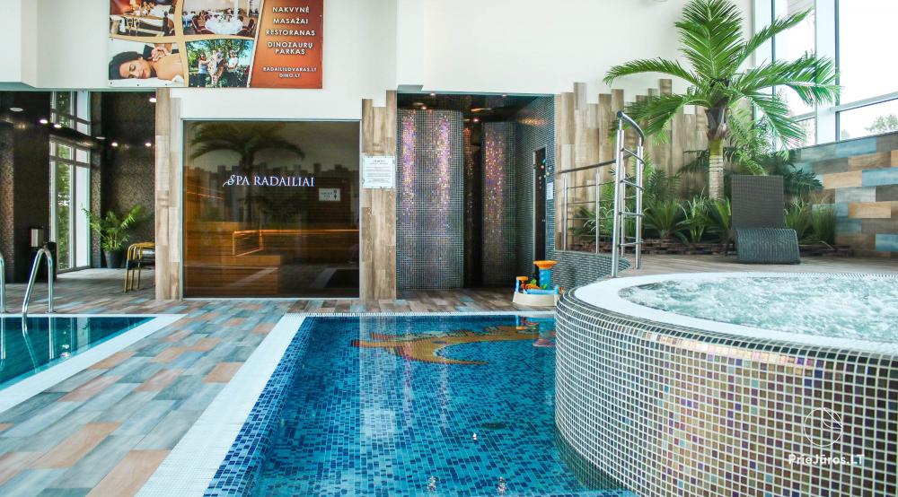 SPA in RADAILIU DVARAS: Pool- und Saunakomplex, Massagen, SPA-Rituale