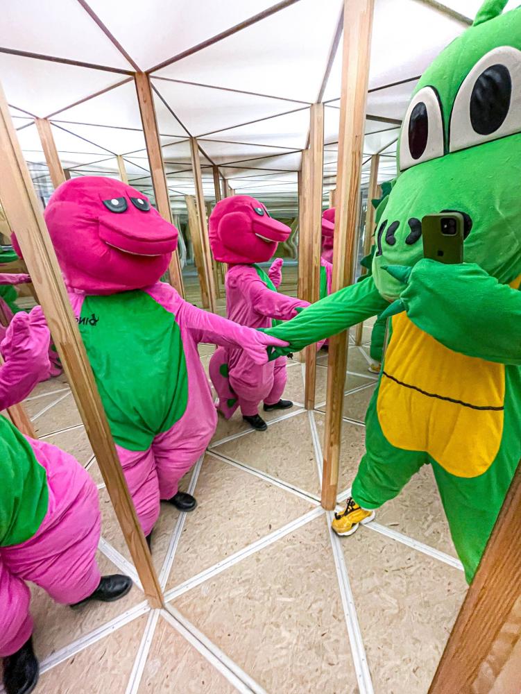 Dinosaur Park DINO.LT Radailiai in einem komplexen "Radailių dvaras" in der Nähe von Klaipeda