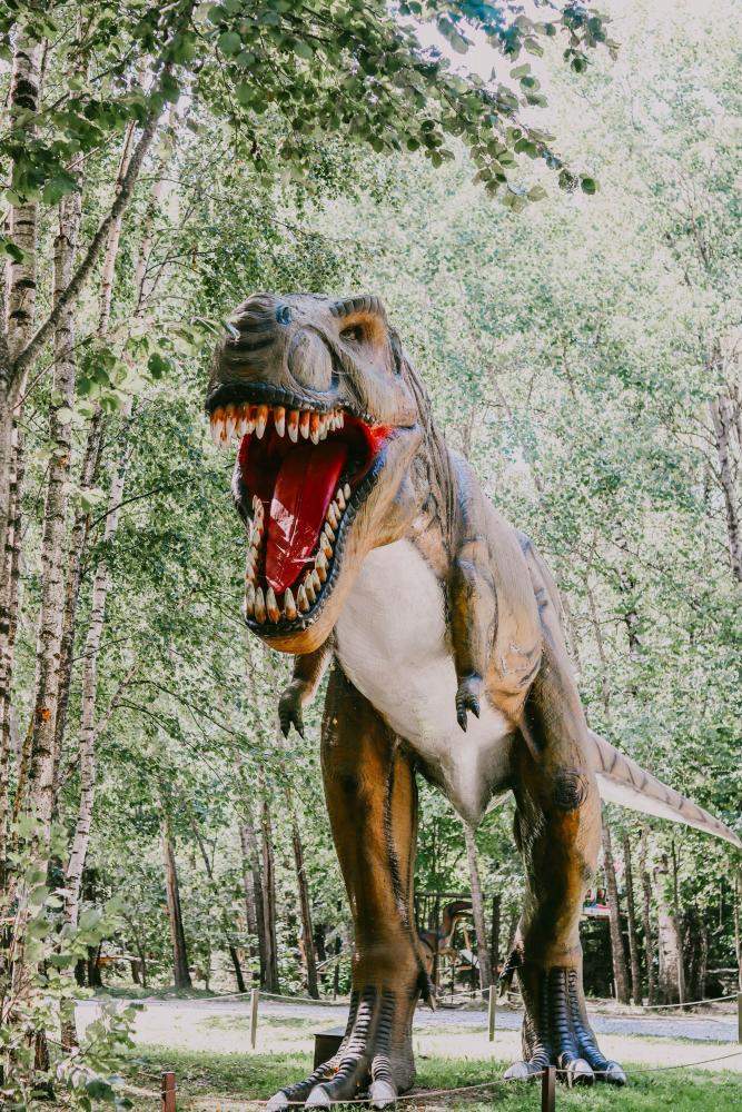 Dinosaur Park DINO.LT Radailiai in einem komplexen "Radailių dvaras" in der Nähe von Klaipeda