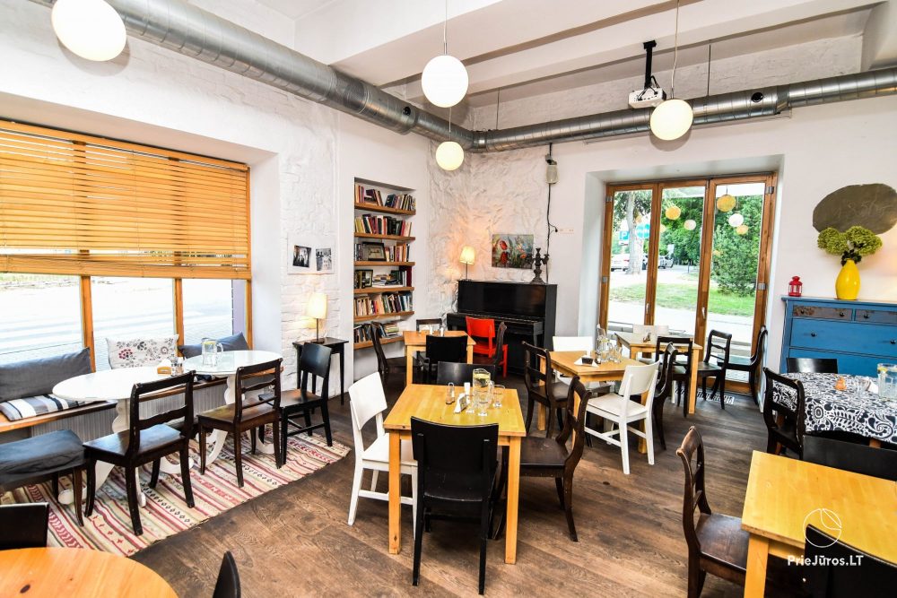Restaurant - Kaffee im Hotel "Lijo" in Klaipėda Bezirk in Gargždai Stadt