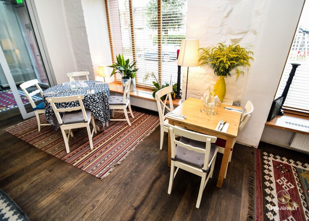 Restaurant - Kaffee im Hotel "Lijo" in Klaipėda Bezirk in Gargždai Stadt