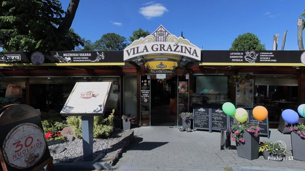 Bar und Restaurant in Palanga „Vila Gražina“