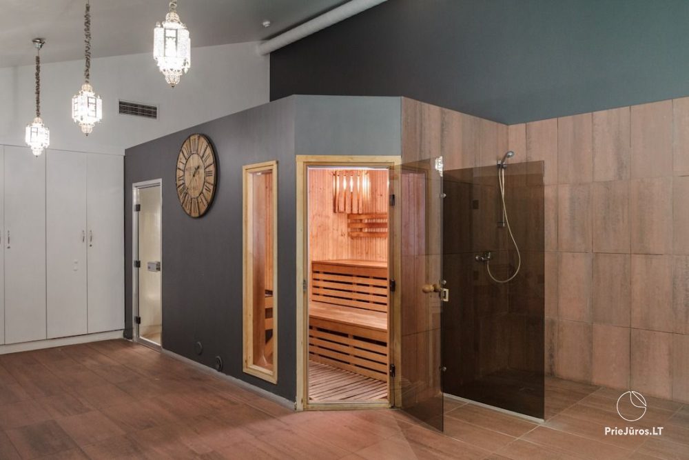 Saunen und Whirlpool (Jacuzzi) in Klaipėda im Hotel „Navalis“ - 1