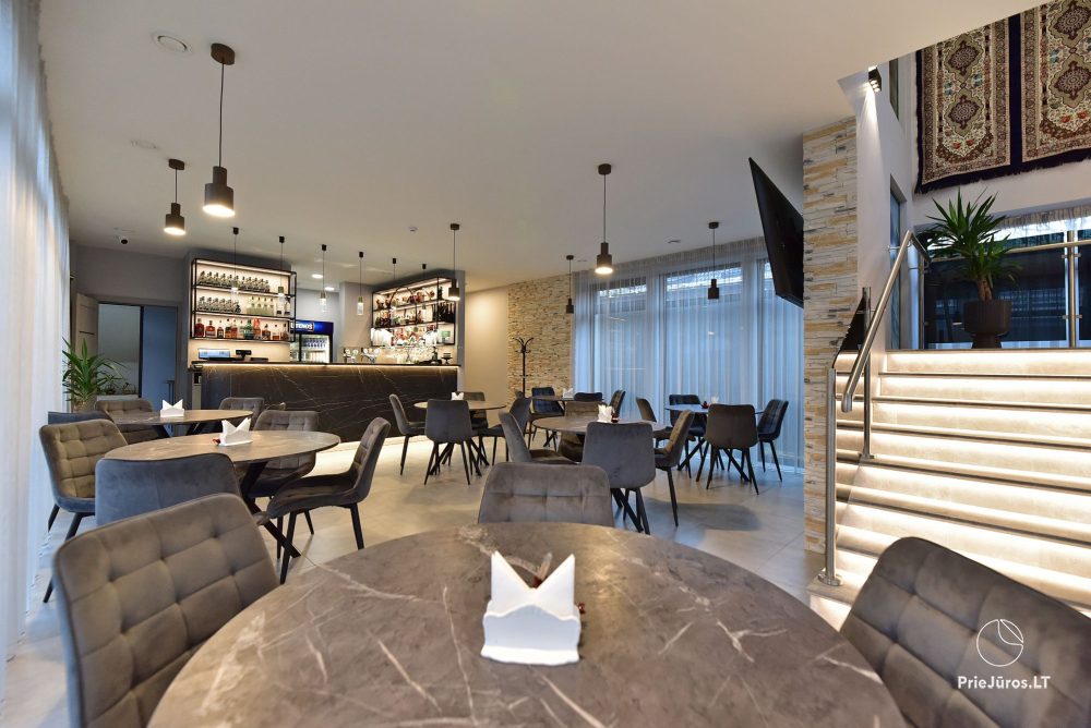 Neujahr in Palanga Zentrum im Café "Armenische Küche"