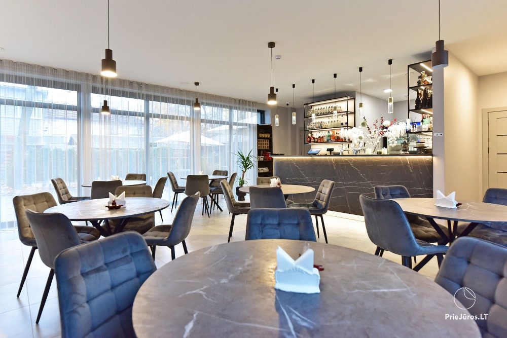 Neujahr in Palanga Zentrum im Café "Armenische Küche"