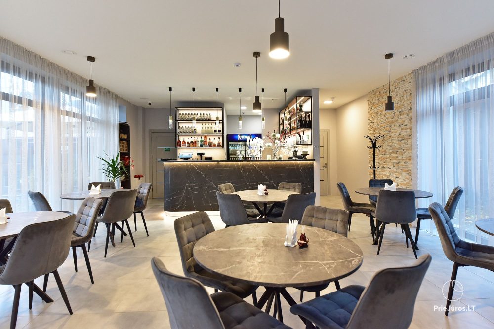 Neujahr in Palanga Zentrum im Café "Armenische Küche"