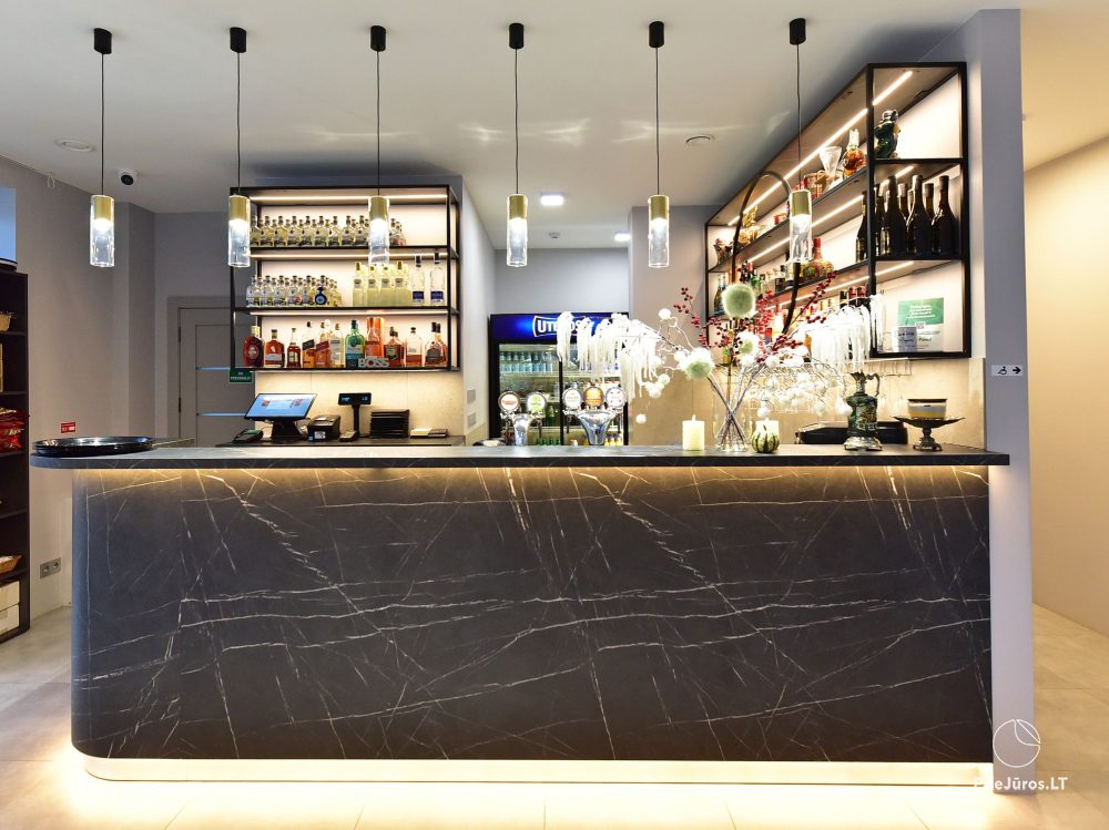 Neujahr in Palanga Zentrum im Café "Armenische Küche"