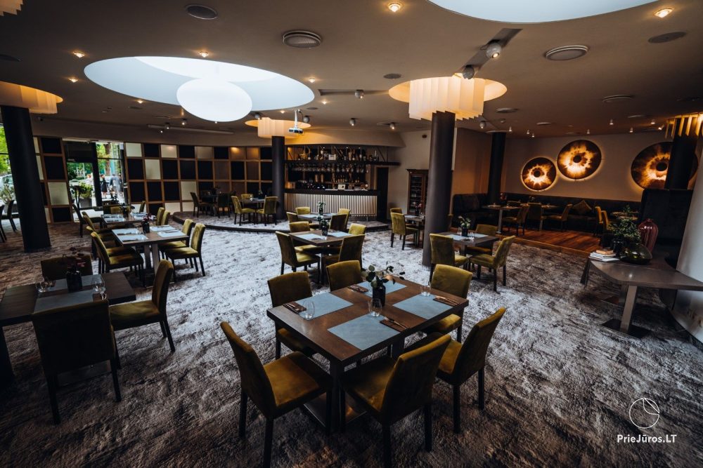 Restaurant "MEAT Steak House" im Hotel "Gabija" in Palanga