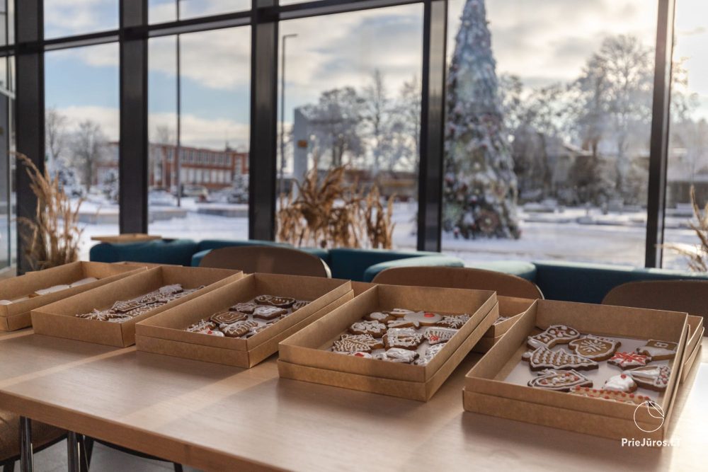 Weihnachtsbaumbeleuchtung in Šventoji am 5. Dezember 2026