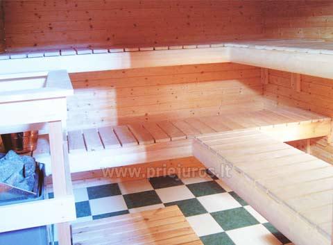 Sauna im Villa Dovilas in Palanga - 1