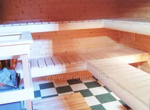 Sauna im Villa Dovilas in Palanga - 1