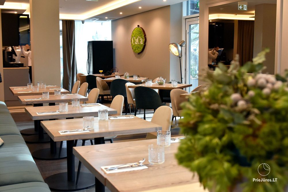 Restaurant "Poko Pasta & Salad" in einem Hotel "Grand Baltic Dunes" in Palanga