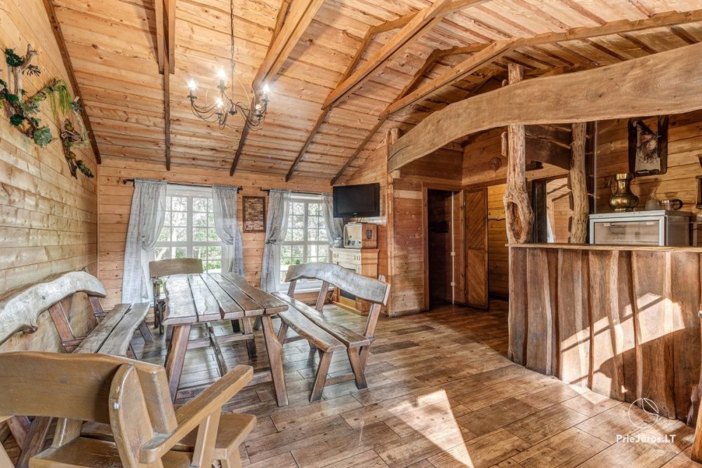 Sauna im Ferienhaus - Camping "Olandų kepurė" in Karkle, Klaipeda Bezirk