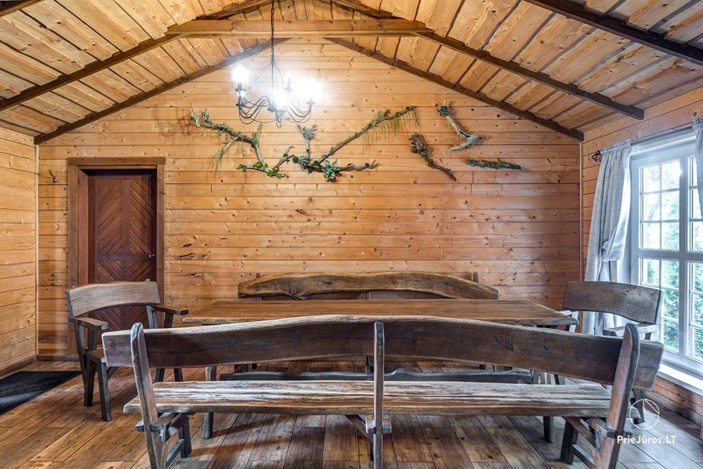 Sauna im Ferienhaus - Camping "Olandų kepurė" in Karkle, Klaipeda Bezirk