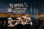Beleuchtung des Weihnachtsbaumes in Klaipeda