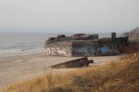Batterie des Zweiten Weltkriegs (drei Punkte)