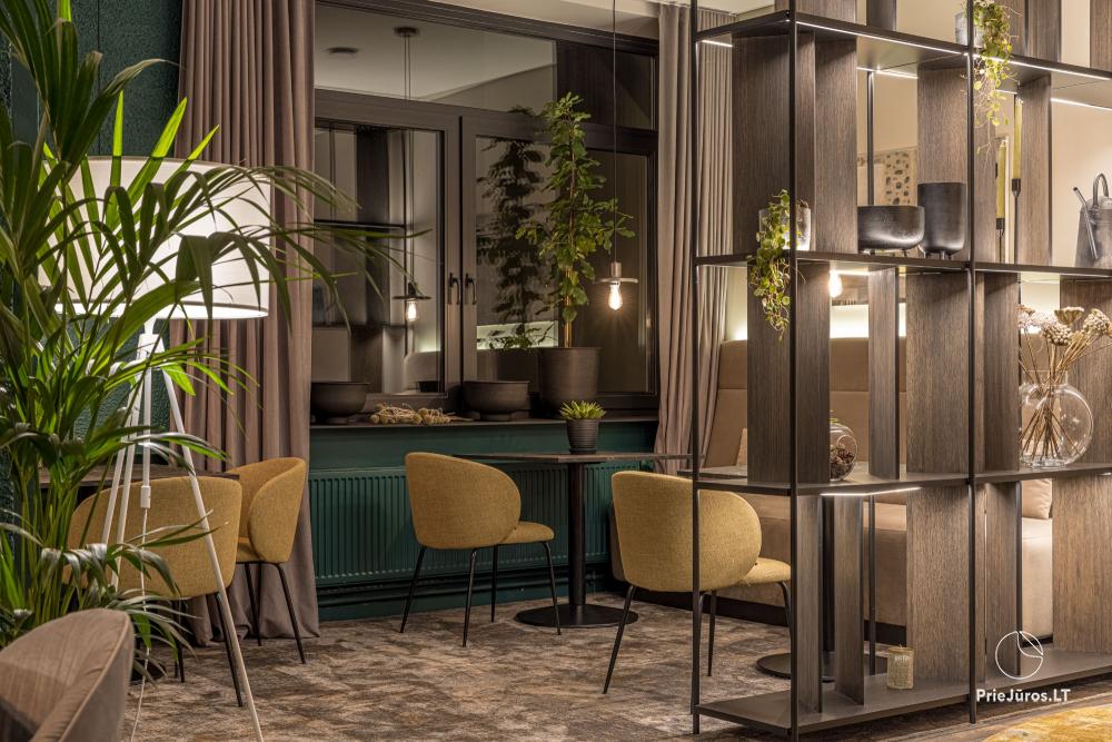 Restaurant „grás“ in Palanga - eine Umgebung von subtiler Eleganz und modernem Minimalismus für Ihre perfekte Zeit!