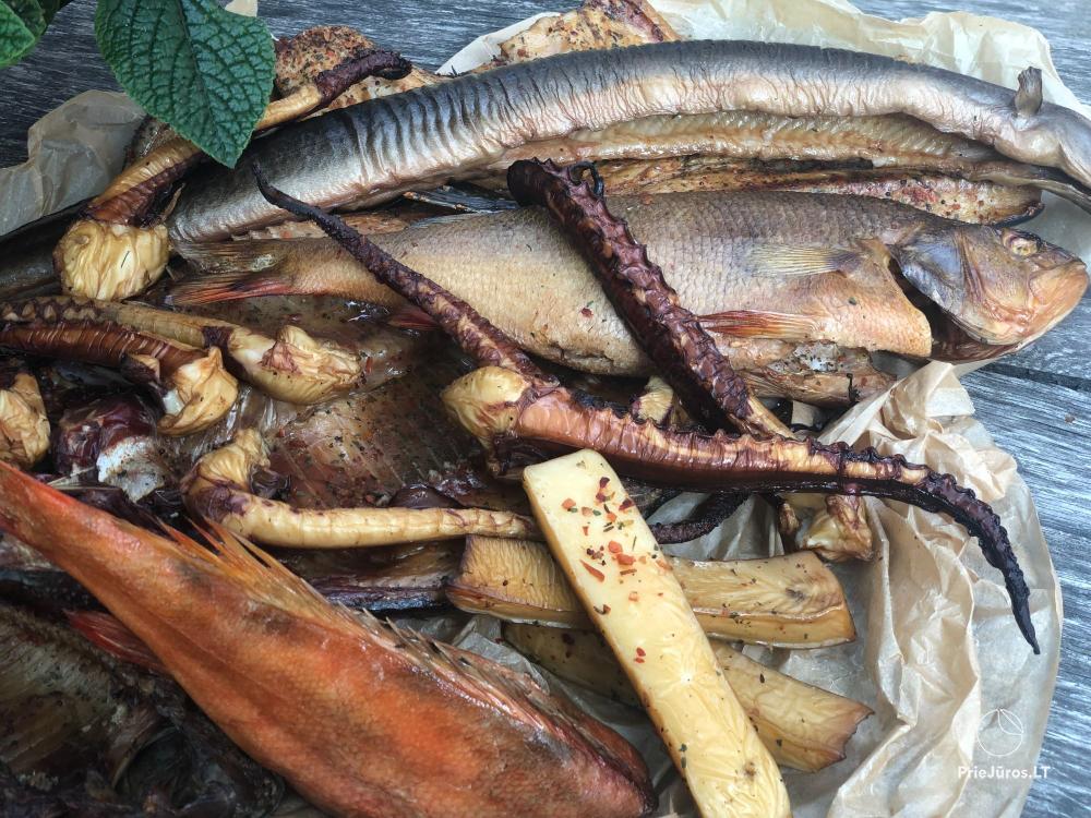 Bei Antanas - geräucherter Fisch in Šventoji