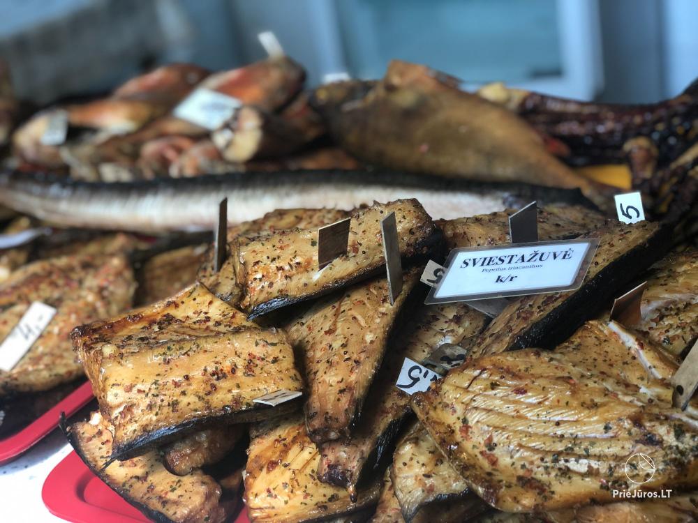 Bei Antanas - geräucherter Fisch in Šventoji