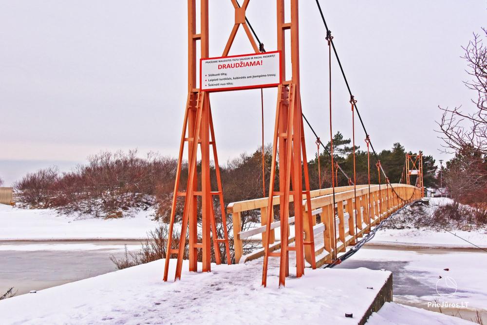 Affenbrücke in Sventoji