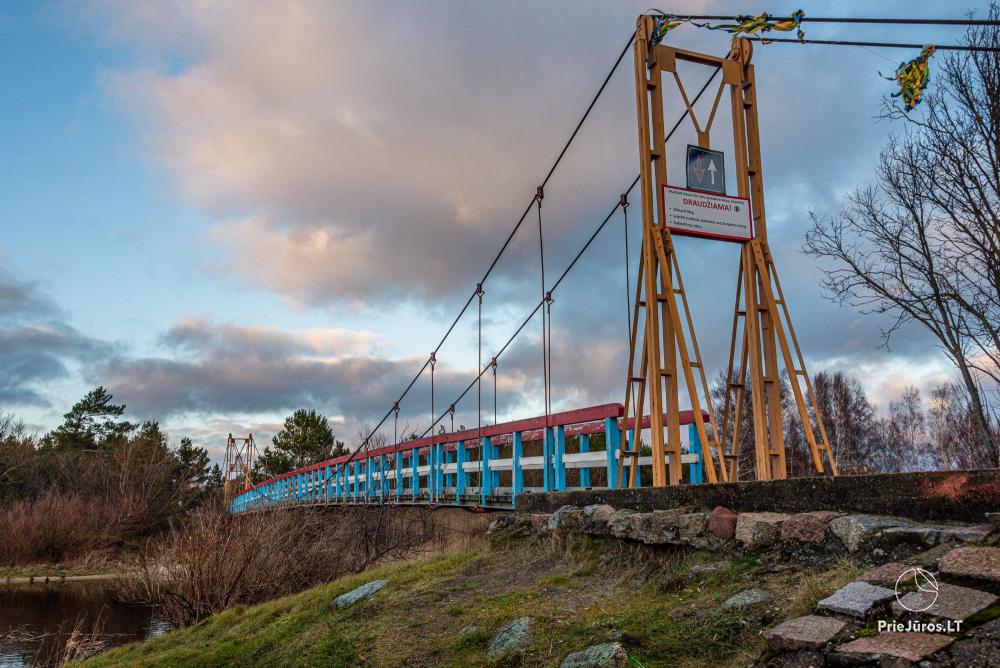 Affenbrücke in Sventoji