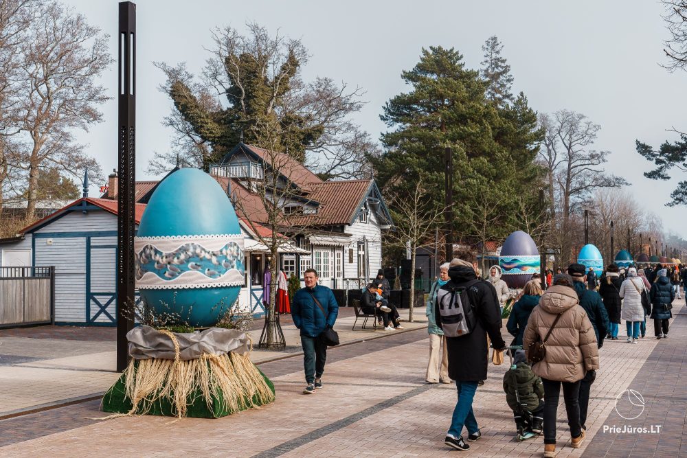 Ostern in Palanga. Ostereier Alley Eröffnungsfest 2026