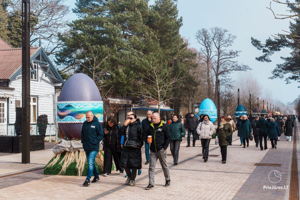 Ostern in Palanga. Ostereier Alley Eröffnungsfest 2026