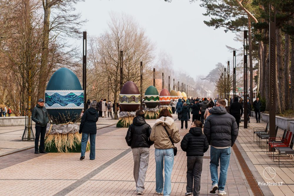 Ostern in Palanga. Ostereier Alley Eröffnungsfest 2026