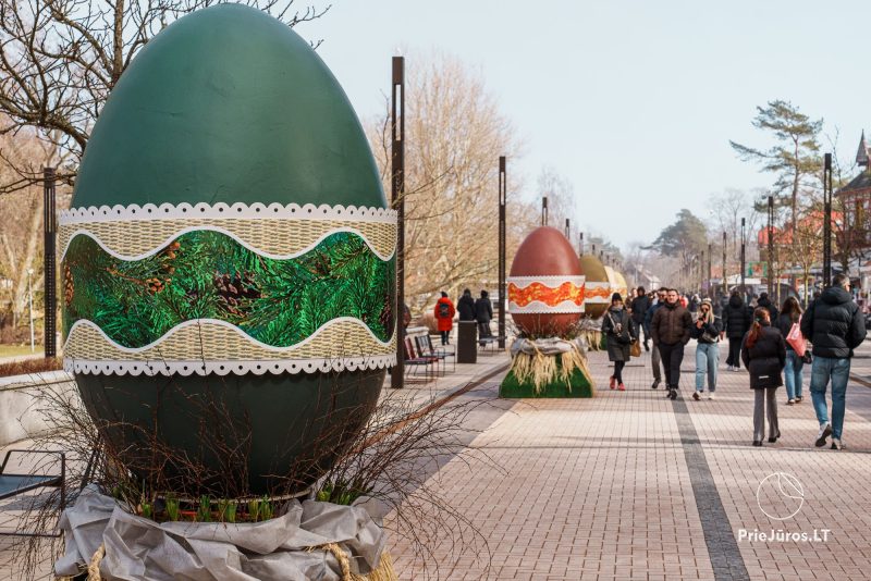 Ostern in Palanga. Ostereier Alley Eröffnungsfest 2026