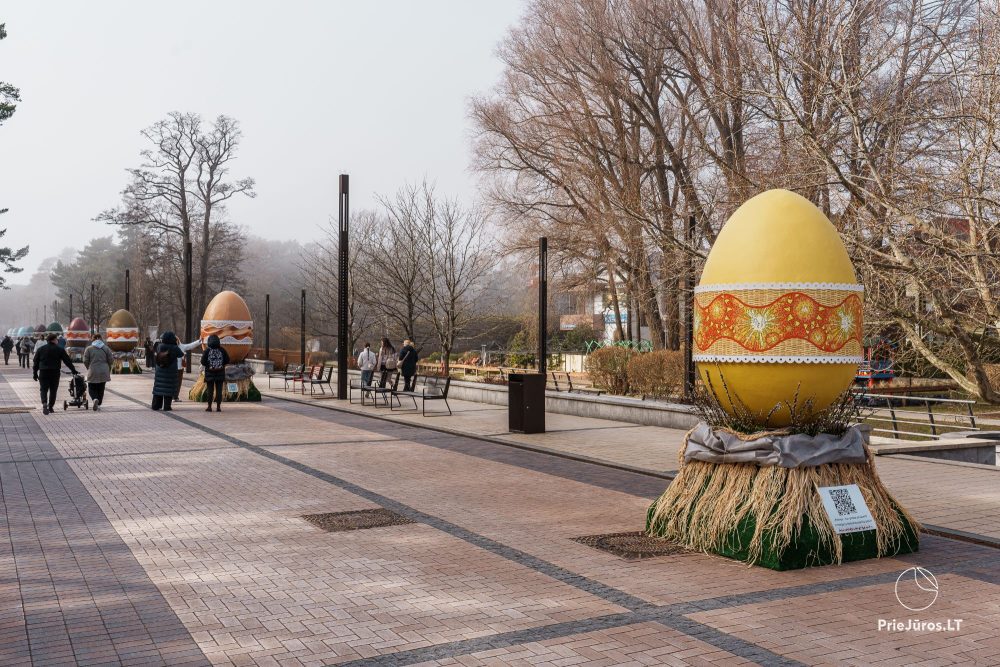 Ostern in Palanga. Ostereier Alley Eröffnungsfest 2026