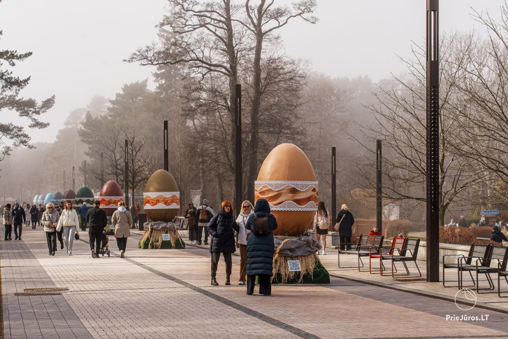 Ostern in Palanga. Ostereier Alley Eröffnungsfest 2026