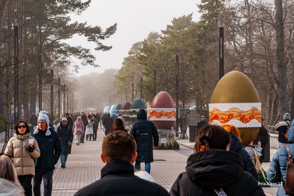 Ostern in Palanga. Ostereier Alley Eröffnungsfest 2026