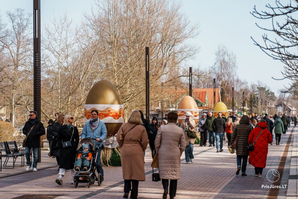 Ostern in Palanga. Ostereier Alley Eröffnungsfest 2026