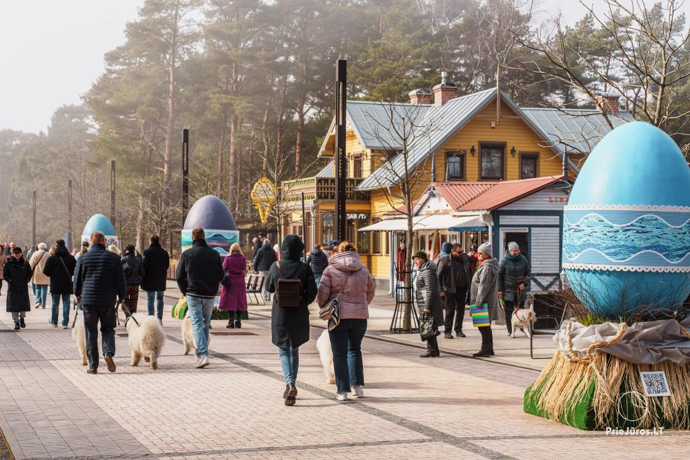 Ostern in Palanga. Ostereier Alley Eröffnungsfest 2026