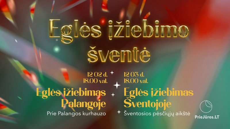 Weihnachtsbaum Eröffnung, Palanga Weihnachten und Silvester 2022