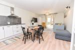 Einzimmerwohnung mit Terrasse und separatem Eingang vom Hof (1A)
