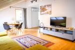 5 Wohnung "BERNSTEIN". Apartment mit einem Schlafzimmer und großem Balkon