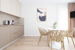 Grüne Cottage-Apartments mit Terrasse für 4 Personen. 40 qm. - 5