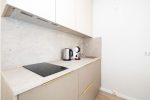 Grüne Cottage-Apartments mit Terrasse für 4 Personen. 40 qm.